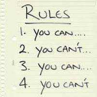 Picture of a list of rules